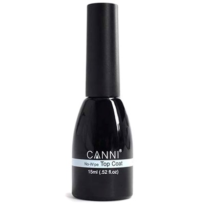 CANNI, No-Wipe Top Coat, 15  мл.