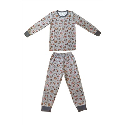 Пижама для мальчика из набивного трикотажа (рис. ассорти) А. 500