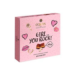 «OZera», конфеты шоколадно-ореховые «О'Зera» Girl… You Rock, 98 г
