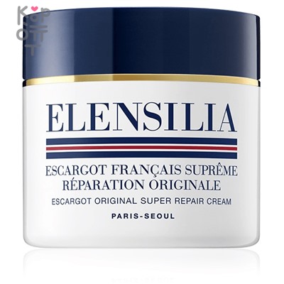 ELENSILIA Snail Super Repair Facial Cream - Антиоксидантный увлажняющий крем для лица с экстрактом Улитки 50мл.,