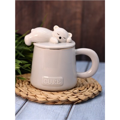 Кружка «Cure bear», grey (390 ml)