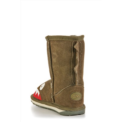 Полусапоги EMU AUSTRALIA (K10588OLIVE LITTLE CREATURES CROC)