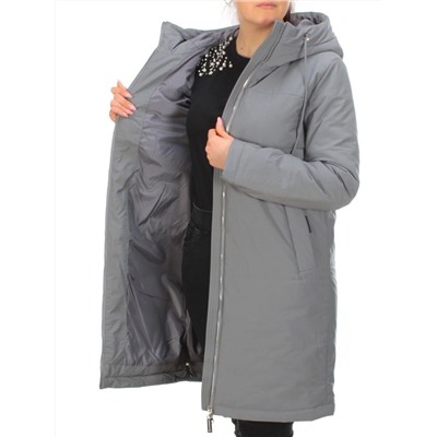2290 GREY Куртка демисезонная женская Flance Rose (100 гр. синтепон) размер 48