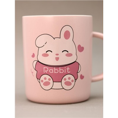 Кружка «Cute rabbit», pink