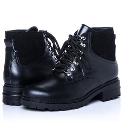 Женские кожаные ботинки LaRose L2268 Черный: Под заказ