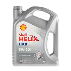 Масло моторное Shell Helix HX8 5W-30, синтетическое, 4 л 550040542