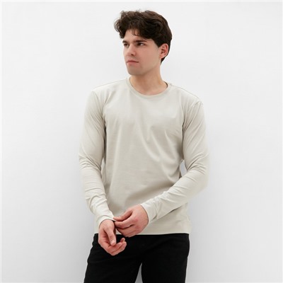 Лонгслив мужской MIST Men's casual размер 56, серо-бежевый