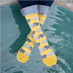 Носки серии В мире животных "Влюбленные слоны"40-44