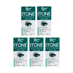 Набор Айтон: глазные капли (5 x 10 мл), Itone Eye Drops Set, произв. Dey's Medical