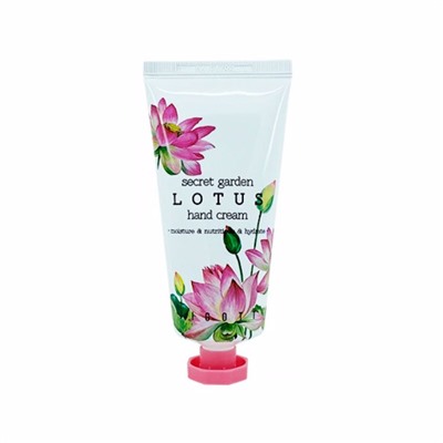 Крем для рук с экстрактом лотоса SECRET GARDEN LOTUS HAND CREAM, Jigott 100 мл