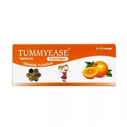 Леденцы с Апельсиновым вкусом (60 шт), Tummyease Lozenges Orange Flavour, произв. Cadila Pharmaceuticals