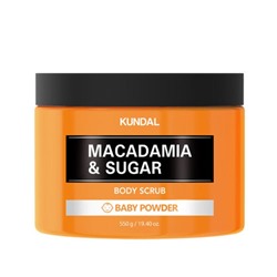 KUNDAL Sugar Body Scrub - Baby Powder 550g