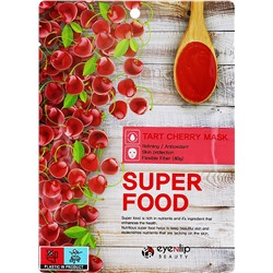 Маска на тканевой основе с экстрактом терпкой вишни Super Food Mask Tart Cherry, EYENLIP, 23 мл