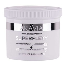 Сахарная паста для шугаринга Superflexy White Cream, Aravia, 750 г