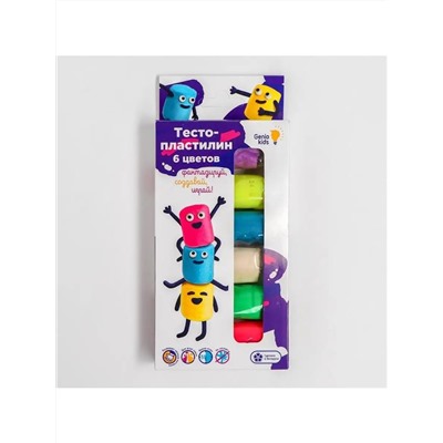 Набор для детской лепки «Тесто-пластилин 6 цветов» TA1090