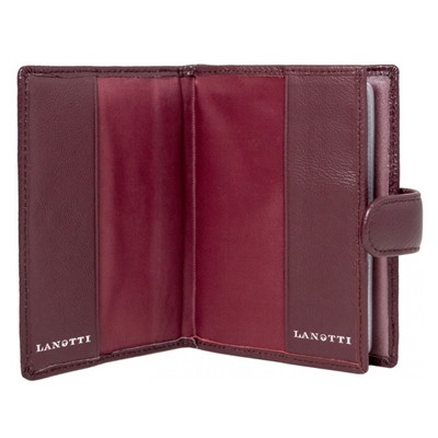 Обложка Lanotti паспорт + автодокументы женская 1037-А/Бордовый
