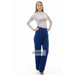 Горнолыжные брюки женские Snow Headquarter D-8672  полукомбинезон blue