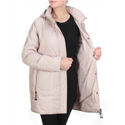 M-5180 BEIGE Куртка демисезонная женская CORUSKY (100 гр. синтепон) размер 54