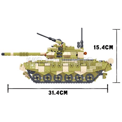 Конструктор Танк Т-90 1165 дет. QL0136, QL0136