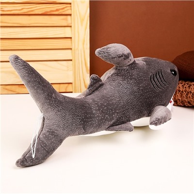 Мягкая игрушка «Акула», 40 см, цвет серый