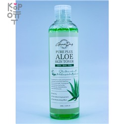 Grace Day Pure Plex Aloe Skin Toner - Тонер для кожи лица с запатентованным растительным комплексом и экстрактом Алое, для всех типов кожи, 250мл.,