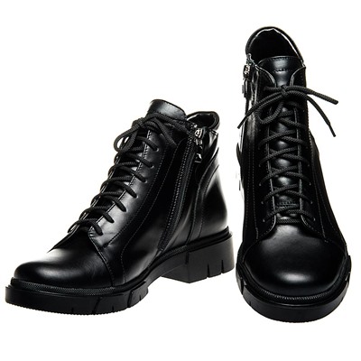 Женские кожаные ботинки LaRose L2333 Черный: Под заказ