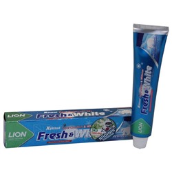 Зубная паста Мятная Прохлада Fresh & White Toothpaste Extra Cool Mint, LION 160 мл