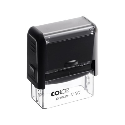 Оснастка для штампа автоматическая COLOP Printer Сompact 30, 18 x 47 мм, корпус чёрный