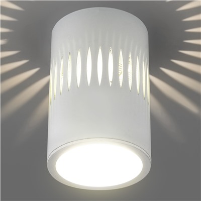 Накладной светодиодный светильник с подсветкой белый