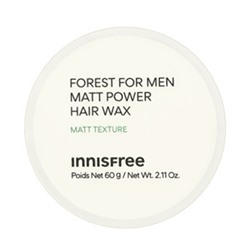 Innisfree Forest for men Мужской воск для волос (матовый стойкий)