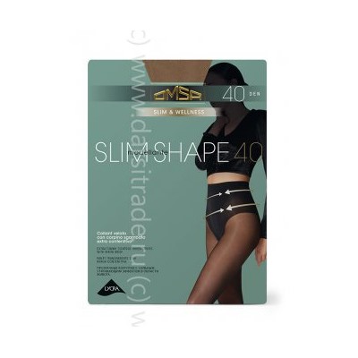 Колготки женские Slim Shape 40 Дроп Omsa 4/Caramello