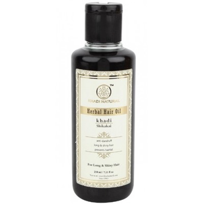 Khadi Shikakai Herbal Hair Oil Anti-Dandruff 210ml / Масло для Волос Против Перхоти с Шикакай 210мл