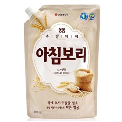 LG Pong Pong Barley Grain Жидкость для мытья посуды Ячмень 1,2 л в мягкой упаковке