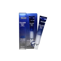 Серум-массажер для глаз с коллагеном и ретинолом COLLAGEN RETINOL EYE BALL SERUM, 3W Clinic, 30 мл