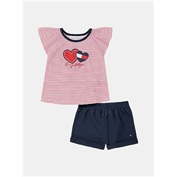 TH Baby Hearts T-Shirt and Shorts Set