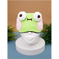 Маска для сна гелевая "Head frog", green