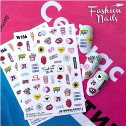 Fashion Nails, Слайдер-дизайн W166