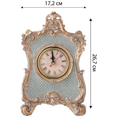 ЧАСЫ НАСТОЛЬНЫЕ КОЛЛЕКЦИЯ "РОКОКО", 17,2*7*26,7CM