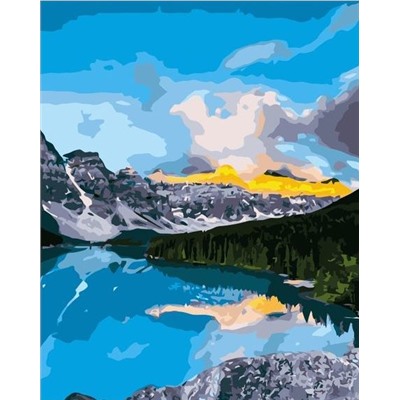 Картина по номерам 40х50 - Кристальное озеро