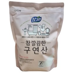 Универсальное чистящее средство Chamgreen Citric Acid, LION, 1 кг (мягкая упаковка)