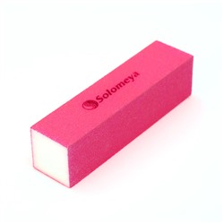 Блок-шлифовщик для ногтей розовый Pink Sanding Block, Solomeya 1 шт