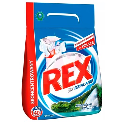 Порошок для стирки Белого белья REX Амазонская свежесть 1,5кг, (30 стирок) 303407