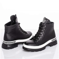 Женские кожаные ботинки V.Arimany V1340 Черный: Под заказ