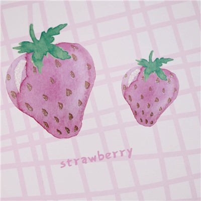 Подарочная коробка «Two strawberry», 14*14*6.5