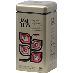 JAF TEA. Ceylon Supreme 175 гр. жест.банка