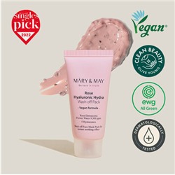 Mary&May Rose Hyaluronic Hydra Wash off Pack 30г