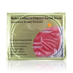 Маска для лица Collagen crystal facial mask с красным вином, Belov