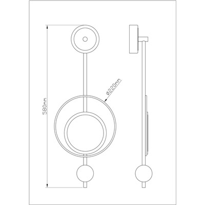 Нарушена упаковка!   Подвесной светильник Arte Lamp Polaris A2604AP-7BK