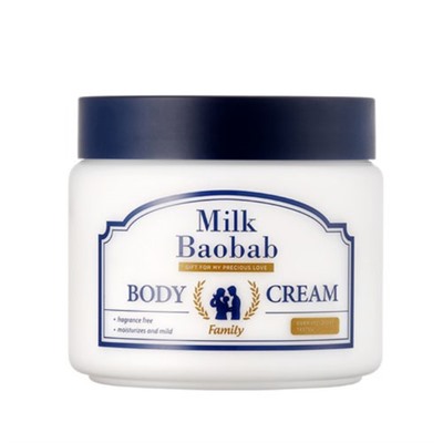 BIOKLASSE Milk Baobab Body Family Cream - No scent 500g