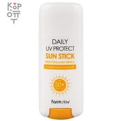 Farm Stay Daily UV Protect Sun Stick SPF50++PA+++ Солнцезащитный стик для всех типов кожи 16гр.,